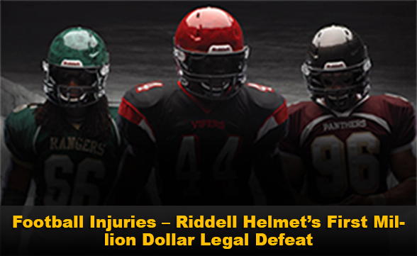 Football Injuries - Riddell Helmet's First Million Dollar Legal Defeat